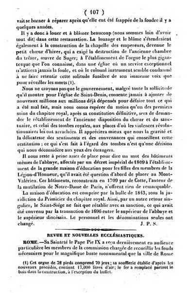 L'ami de la religion journal et revue ecclesiastique, politique et litteraire