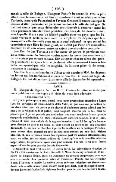 L'ami de la religion journal et revue ecclesiastique, politique et litteraire