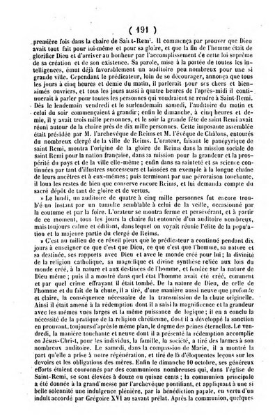 L'ami de la religion journal et revue ecclesiastique, politique et litteraire