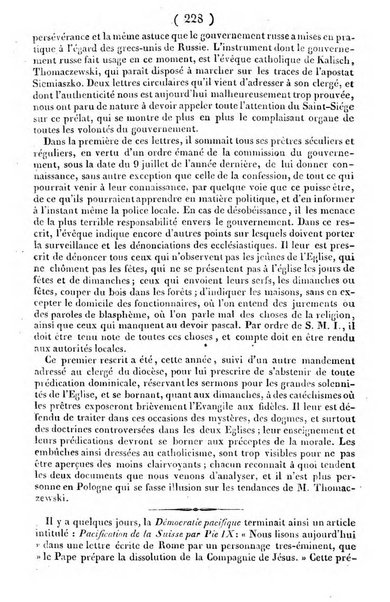 L'ami de la religion journal et revue ecclesiastique, politique et litteraire