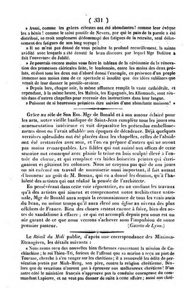 L'ami de la religion journal et revue ecclesiastique, politique et litteraire