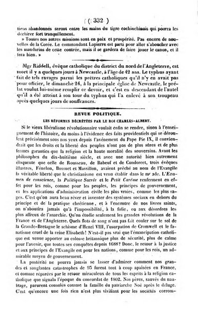 L'ami de la religion journal et revue ecclesiastique, politique et litteraire