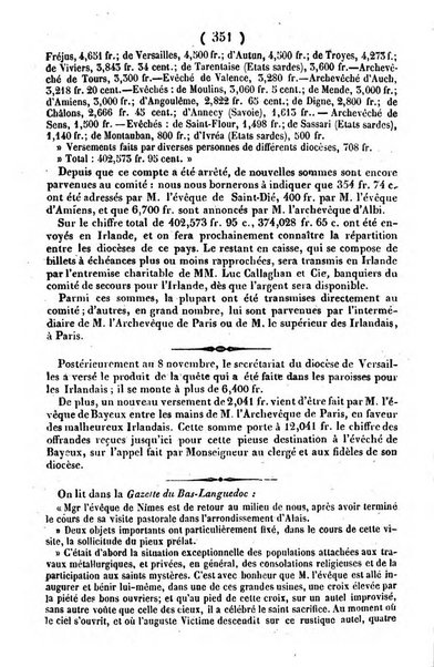 L'ami de la religion journal et revue ecclesiastique, politique et litteraire