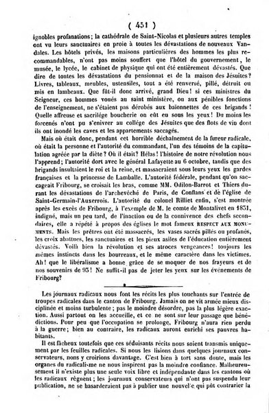 L'ami de la religion journal et revue ecclesiastique, politique et litteraire