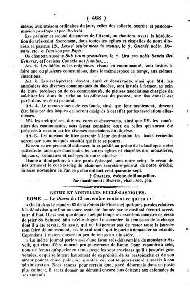 L'ami de la religion journal et revue ecclesiastique, politique et litteraire