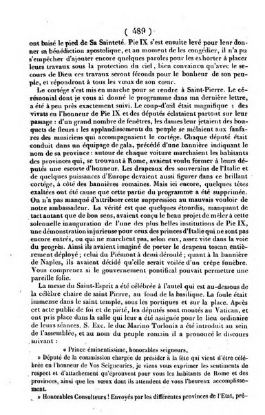 L'ami de la religion journal et revue ecclesiastique, politique et litteraire