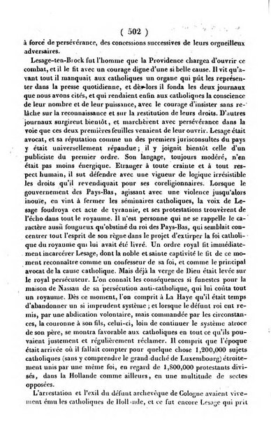 L'ami de la religion journal et revue ecclesiastique, politique et litteraire