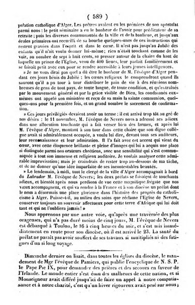 L'ami de la religion journal et revue ecclesiastique, politique et litteraire