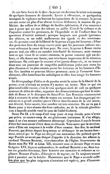 L'ami de la religion journal et revue ecclesiastique, politique et litteraire