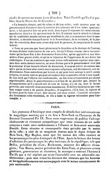 L'ami de la religion journal et revue ecclesiastique, politique et litteraire