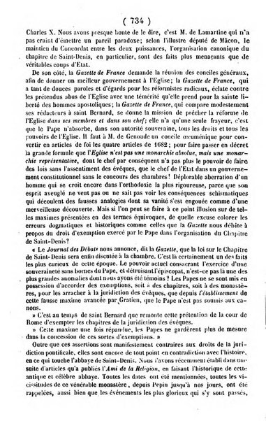 L'ami de la religion journal et revue ecclesiastique, politique et litteraire