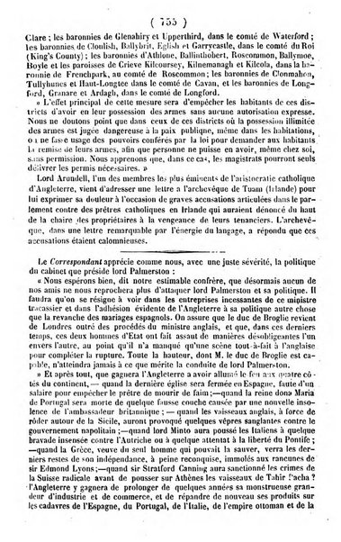 L'ami de la religion journal et revue ecclesiastique, politique et litteraire