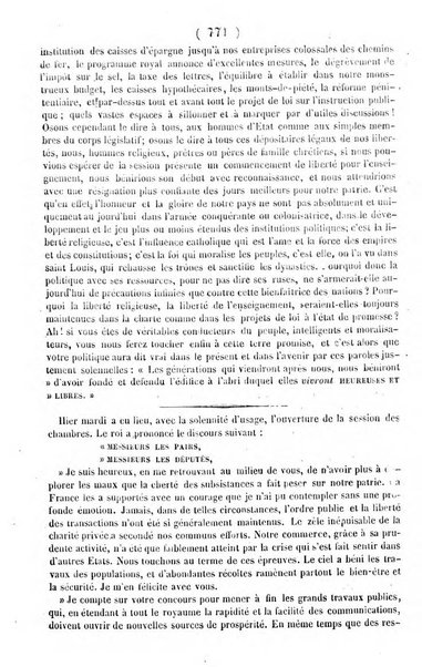 L'ami de la religion journal et revue ecclesiastique, politique et litteraire