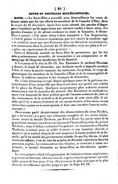 L'ami de la religion journal et revue ecclesiastique, politique et litteraire