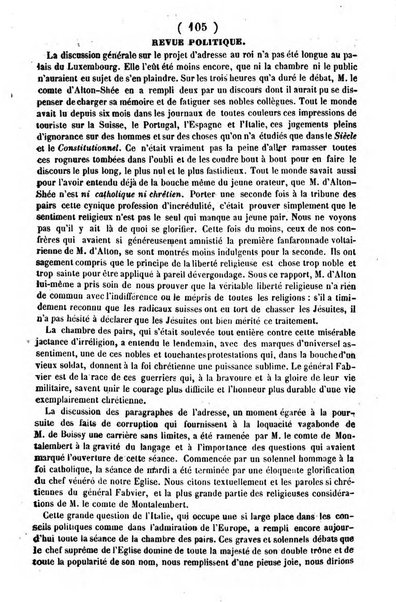 L'ami de la religion journal et revue ecclesiastique, politique et litteraire