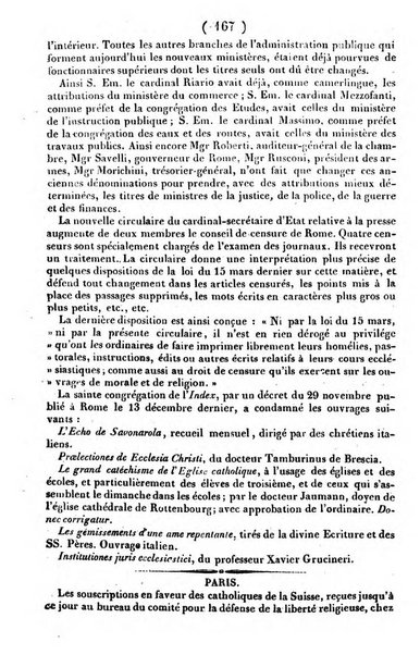 L'ami de la religion journal et revue ecclesiastique, politique et litteraire