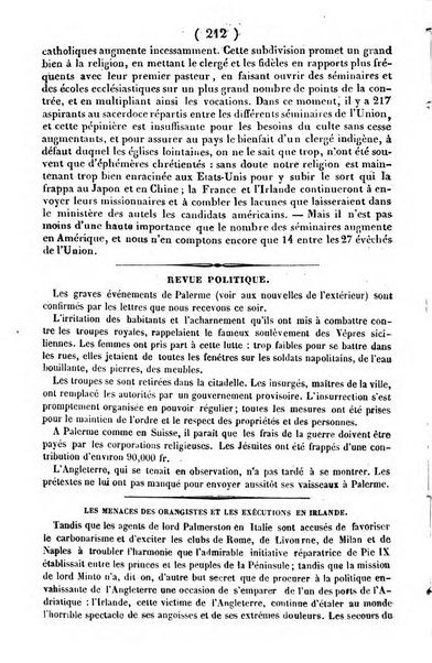 L'ami de la religion journal et revue ecclesiastique, politique et litteraire