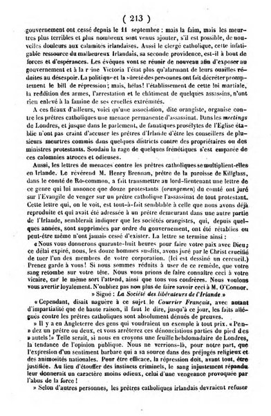 L'ami de la religion journal et revue ecclesiastique, politique et litteraire