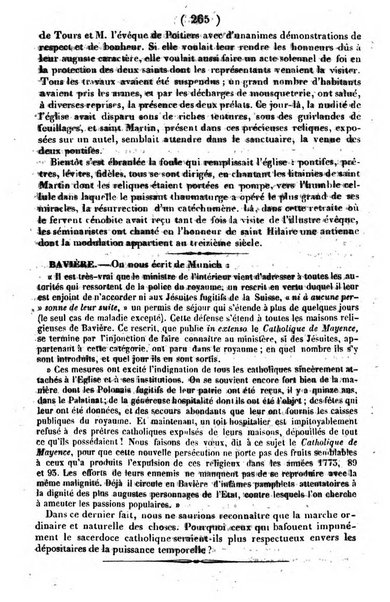 L'ami de la religion journal et revue ecclesiastique, politique et litteraire