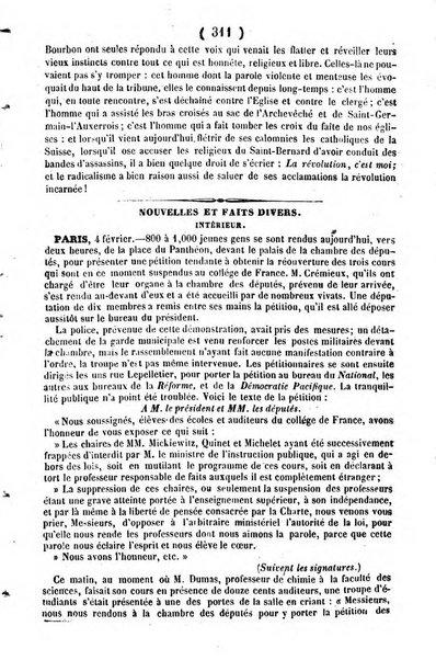 L'ami de la religion journal et revue ecclesiastique, politique et litteraire