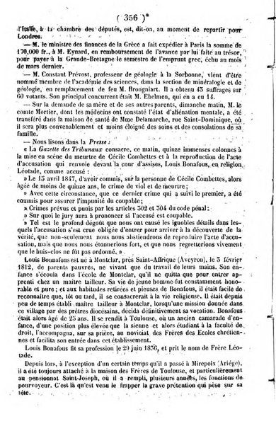 L'ami de la religion journal et revue ecclesiastique, politique et litteraire