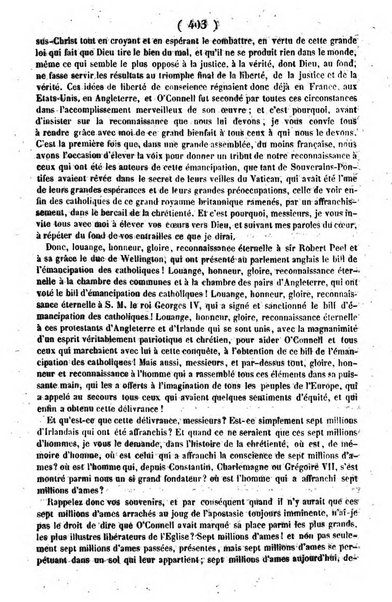 L'ami de la religion journal et revue ecclesiastique, politique et litteraire