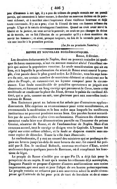 L'ami de la religion journal et revue ecclesiastique, politique et litteraire