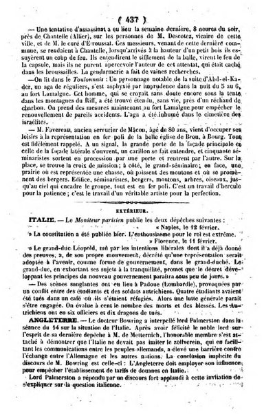 L'ami de la religion journal et revue ecclesiastique, politique et litteraire