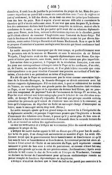 L'ami de la religion journal et revue ecclesiastique, politique et litteraire