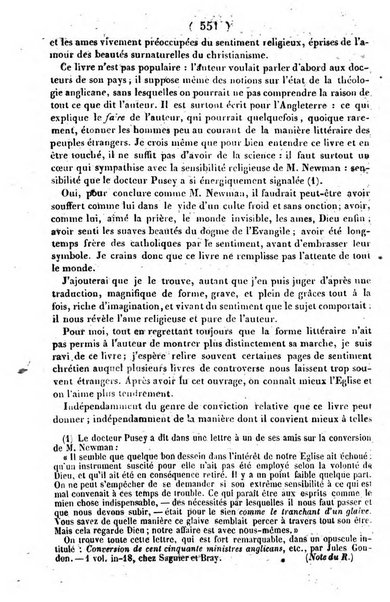 L'ami de la religion journal et revue ecclesiastique, politique et litteraire