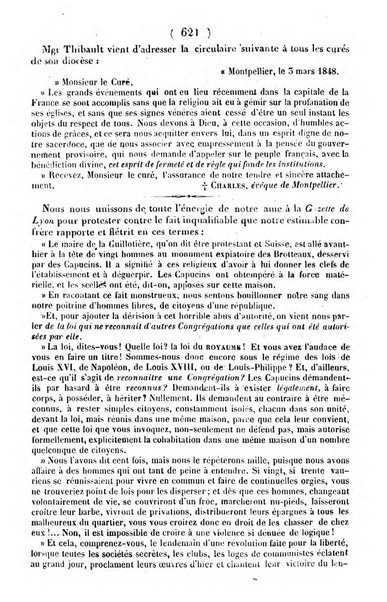 L'ami de la religion journal et revue ecclesiastique, politique et litteraire