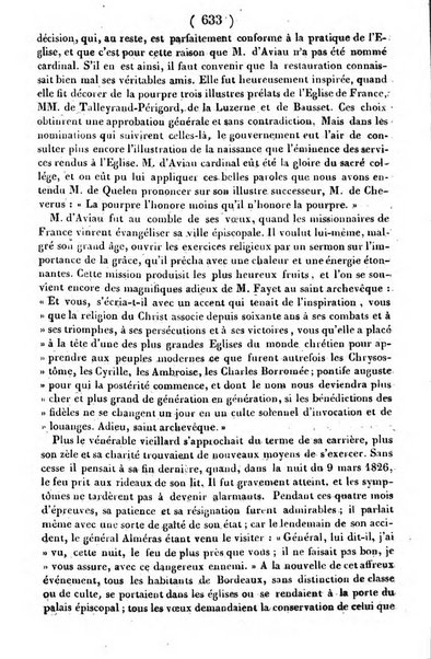 L'ami de la religion journal et revue ecclesiastique, politique et litteraire