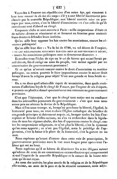 L'ami de la religion journal et revue ecclesiastique, politique et litteraire