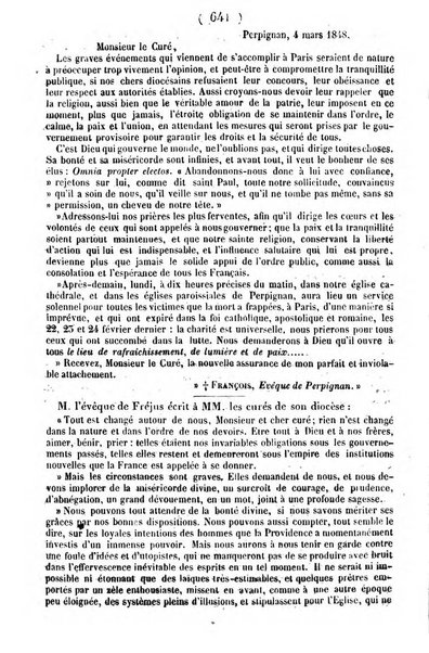 L'ami de la religion journal et revue ecclesiastique, politique et litteraire