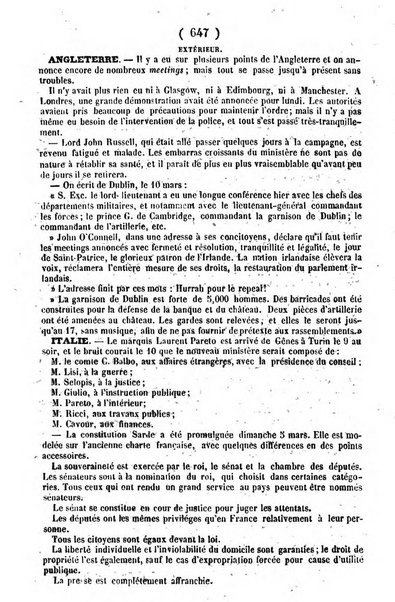 L'ami de la religion journal et revue ecclesiastique, politique et litteraire