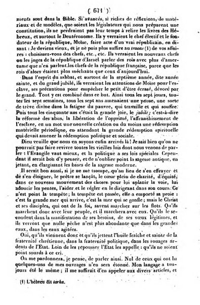 L'ami de la religion journal et revue ecclesiastique, politique et litteraire