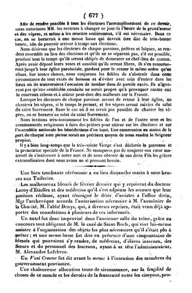 L'ami de la religion journal et revue ecclesiastique, politique et litteraire