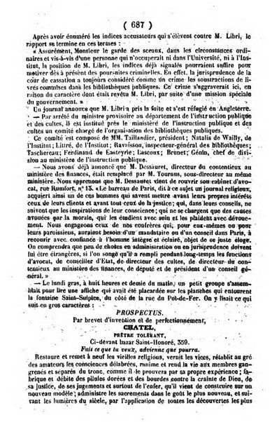 L'ami de la religion journal et revue ecclesiastique, politique et litteraire