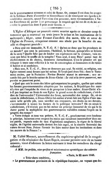 L'ami de la religion journal et revue ecclesiastique, politique et litteraire