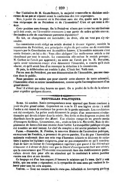 L'ami de la religion journal et revue ecclesiastique, politique et litteraire