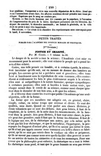 L'ami de la religion journal et revue ecclesiastique, politique et litteraire