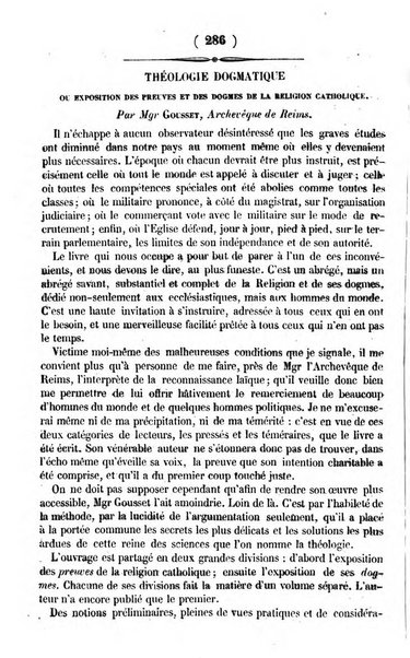 L'ami de la religion journal et revue ecclesiastique, politique et litteraire