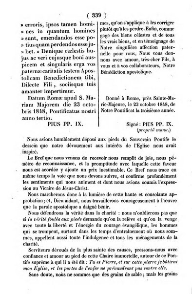 L'ami de la religion journal et revue ecclesiastique, politique et litteraire