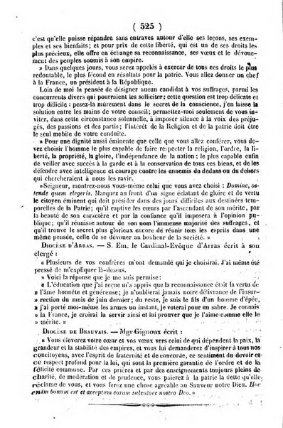 L'ami de la religion journal et revue ecclesiastique, politique et litteraire