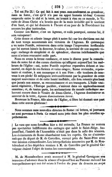 L'ami de la religion journal et revue ecclesiastique, politique et litteraire