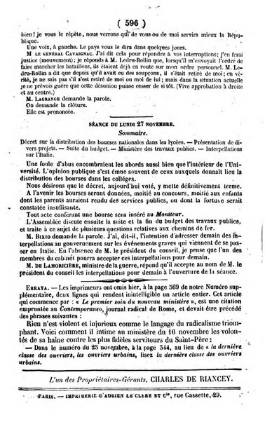 L'ami de la religion journal et revue ecclesiastique, politique et litteraire