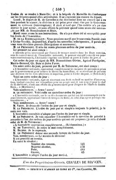 L'ami de la religion journal et revue ecclesiastique, politique et litteraire