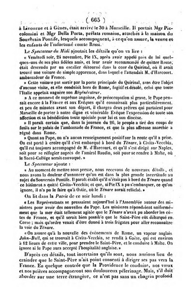 L'ami de la religion journal et revue ecclesiastique, politique et litteraire