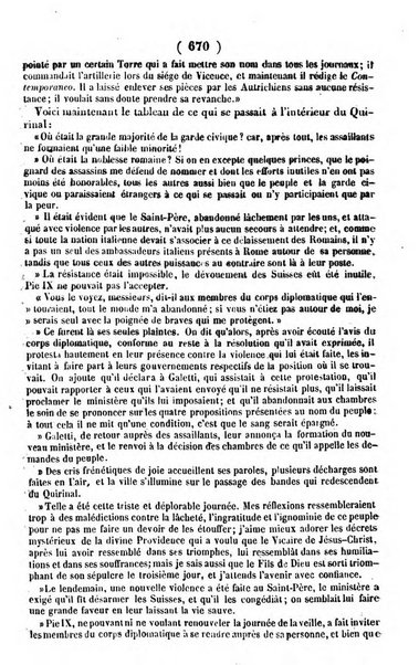 L'ami de la religion journal et revue ecclesiastique, politique et litteraire