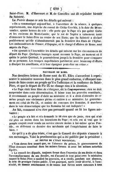 L'ami de la religion journal et revue ecclesiastique, politique et litteraire